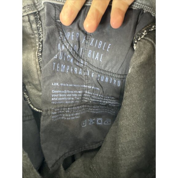 DUER L2X Slim Fit Performance Jeans Gray 30x32 L2X Slim Fit - Picture 9 of 9